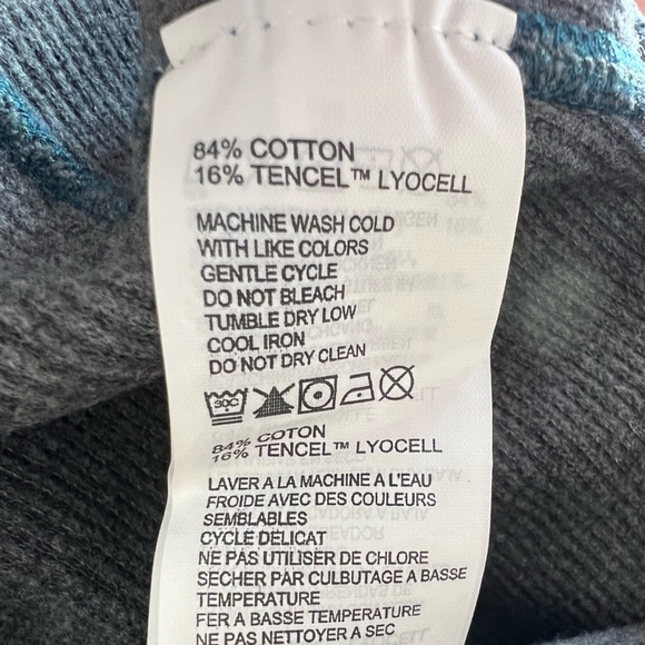 Tommy Bahama men’s reversible blue & grey ribbed quarter zip pullover sweater XL - Picture 16 of 16